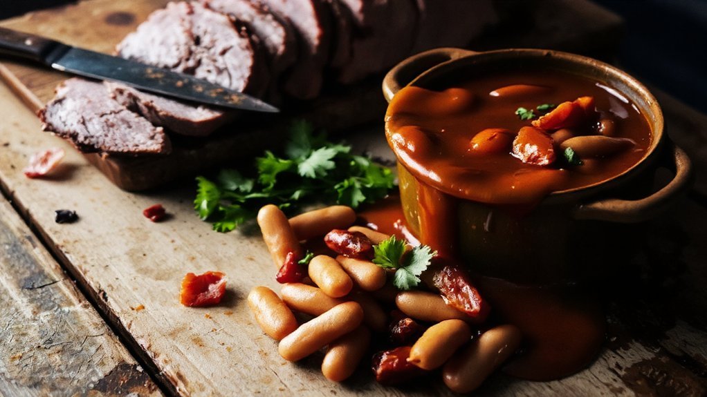 bacon infused bbq baked beans