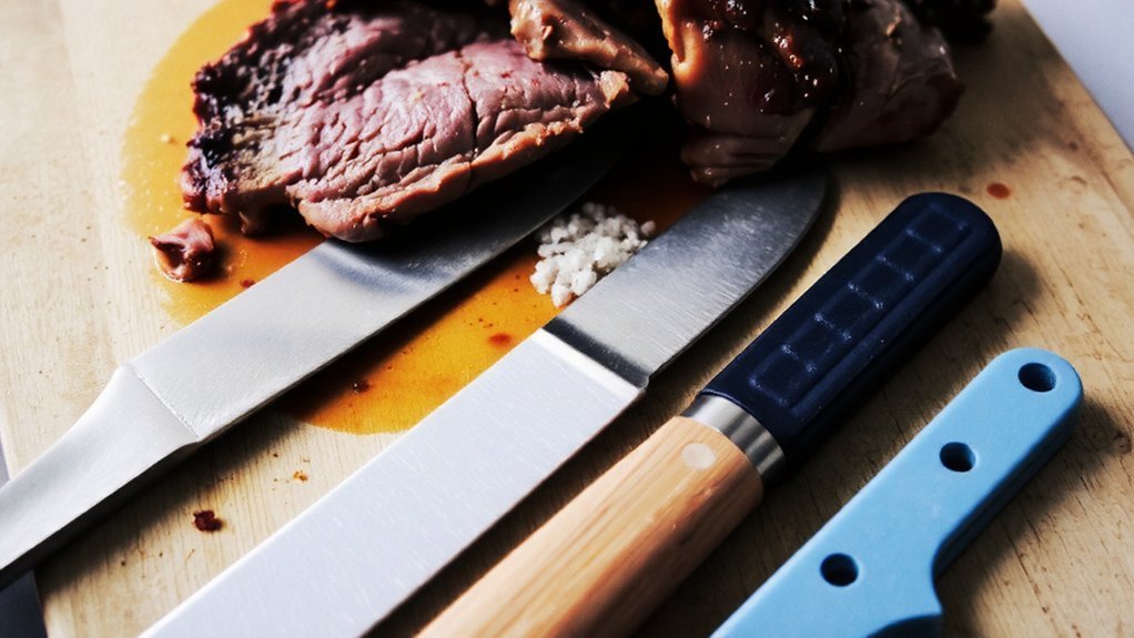 comfortable knife handle selection