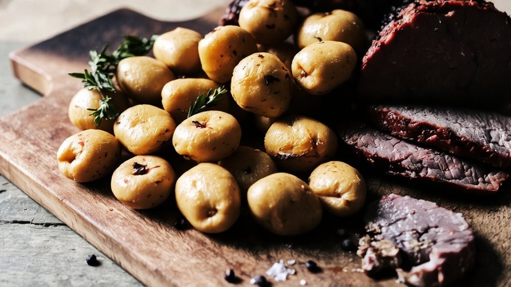 herb roasted crispy baby potatoes