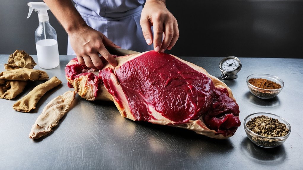 keep meat cold sanitize