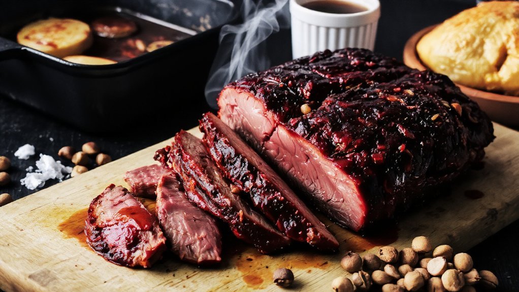 low and slow brisket preparation
