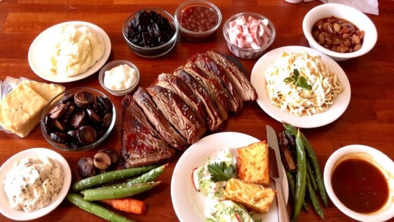 perfect accompaniments for brisket