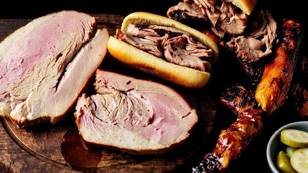 sandwiches and burnt ends