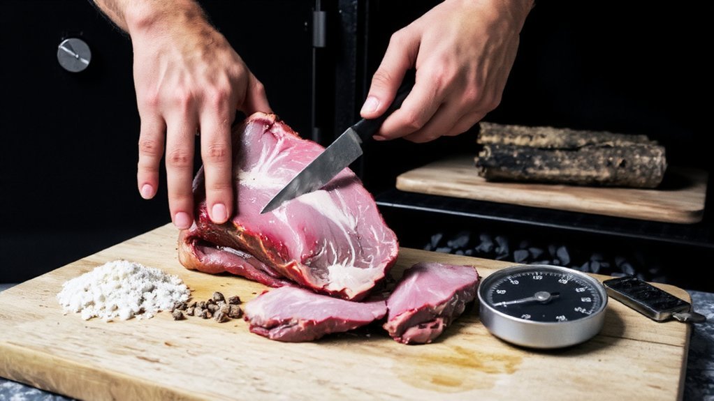 sharp knives and steady smoker