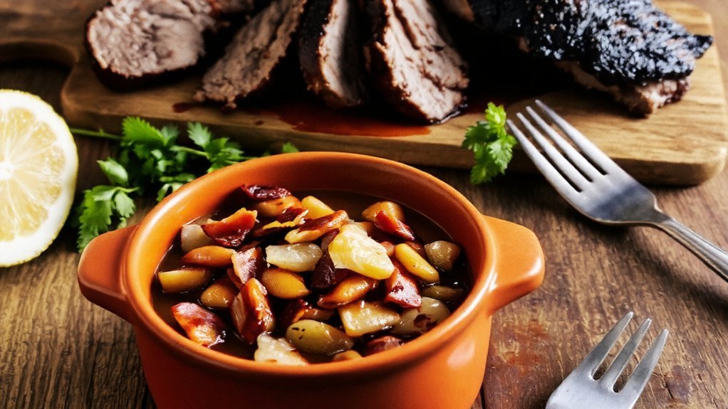 sweet smoky spicy beans