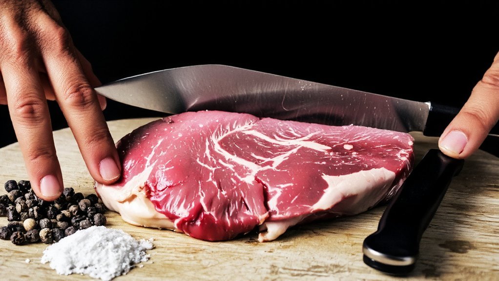 trim fat and silver skin