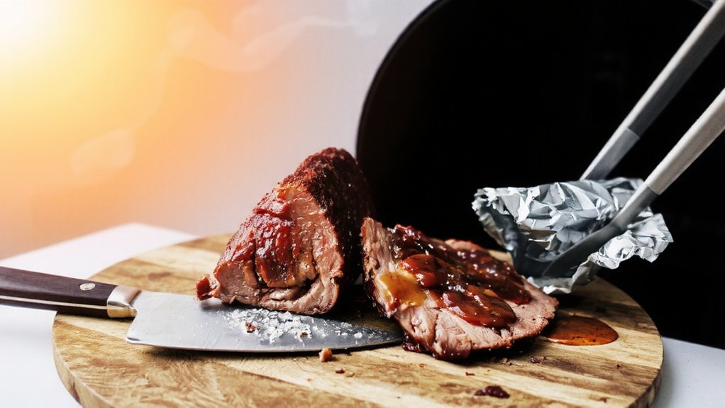 wrap brisket at stall